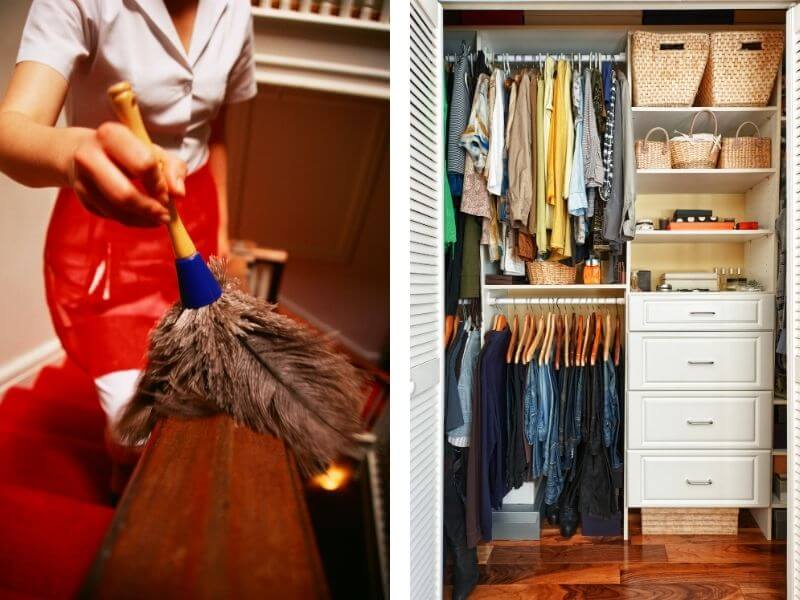 Home Organizing vs. Cleaning
